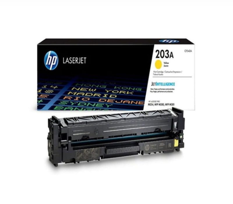 HP 203A Blue Original Laserjet Toner Cartridge(CF542A)