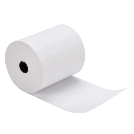 Thermal Cash Roll, 80 x 80 mm x 0.5", 2pcs/pack, White
