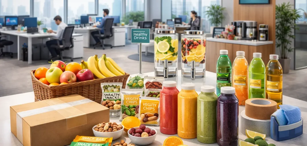 Healthy Snacks and Beverages for Workplace in Dubai | UAE